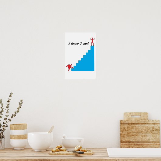 Ik weet dat ik kan poster (Keuken)