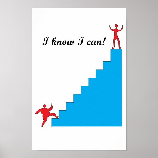 Ik weet dat ik kan poster (Voorkant)