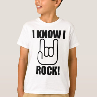 Ik weet dat ik Rock T-shirt