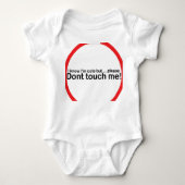 Ik weet dat ik schattig ben, maar raak me alsjebli romper (Voorkant)