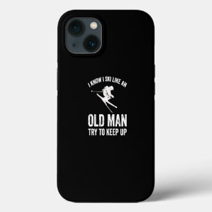 Ik weet dat ik ski als een oude man die probeert b iPhone 13 hoesje