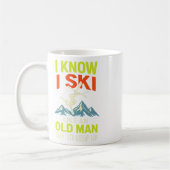 Ik weet dat ik ski - Grappige ski quotes Freestyle Koffiemok (Links)