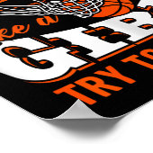 Ik weet dat ik speel als een meisje - basketbal me poster (Hoek)