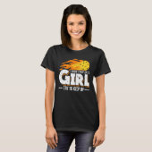 Ik weet dat ik speel als een meisje dat Picklebal T-shirt (Voorkant volledig)