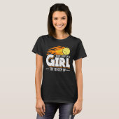 Ik weet dat ik speel als een meisje dat probeert o t-shirt (Voorkant volledig)