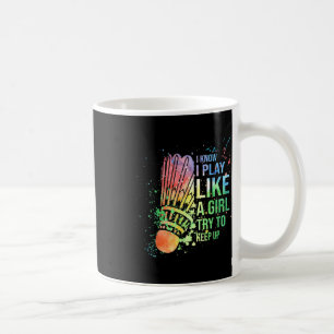 Ik weet dat ik speel als een meisje die Badminton Koffiemok