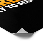 Ik weet dat ik speel als een meisje die softbal pr poster (Hoek)