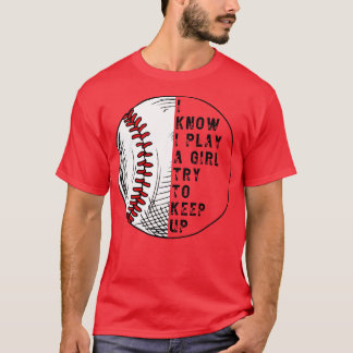 Ik weet dat ik speel als een meisje probeer 60 te  t-shirt