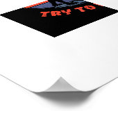 Ik weet dat ik speel als een meisje retro cornhole poster (Hoek)