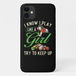 Ik weet dat ik speel als een meisje - Vrouwelijk b Case-Mate iPhone Case