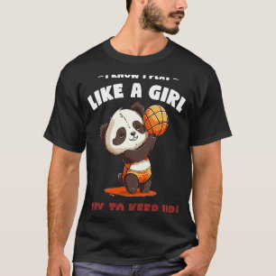 Ik weet dat ik volleybal speel als een meisje Voll T-shirt