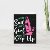 Ik weet dat ik zei dat een meisje ons wil houden kaart (Voorkant)