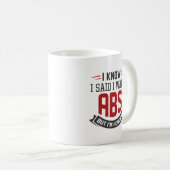 Ik weet dat ik zei dat ik Abbas wil Koffiemok (Voorkant rechts)