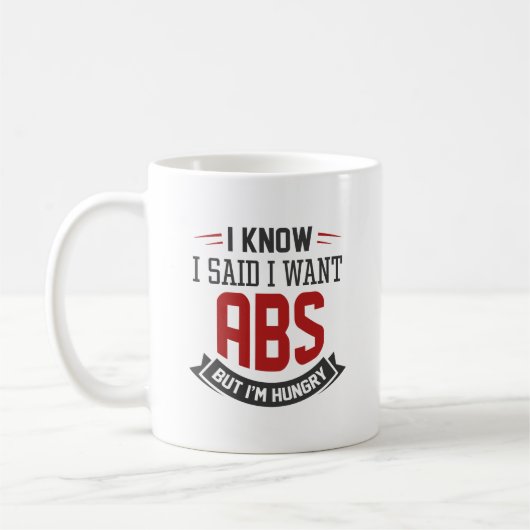 Ik weet dat ik zei dat ik Abbas wil Koffiemok (Links)