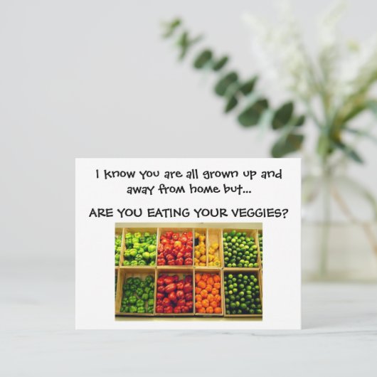 Ik weet dat je allemaal opgegroeid en weg bent.. briefkaart (Staand voorkant)