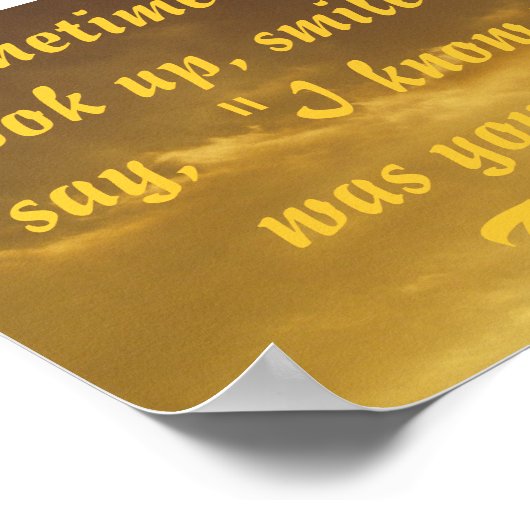 Ik weet dat je Christelijk poster van citaten was (Hoek)