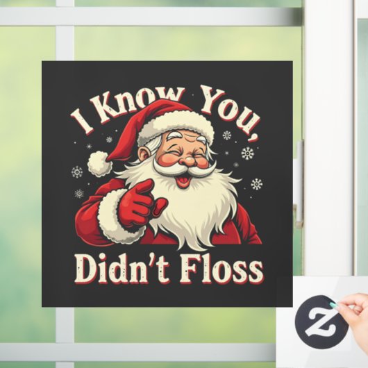 Ik weet dat je de tandarts niet hebt gefloten raamsticker (Huis)