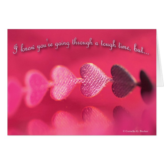 Ik weet dat je een moeilijke tijd doormaakt, maar. (Voorkant Horizontaal)