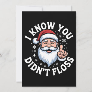 Ik weet dat je geen flos Kerst Tandarts Tandheelku Kaart