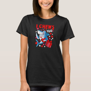 Ik weet dat je hark Valentijnsdag Shark Boy hoort T-shirt