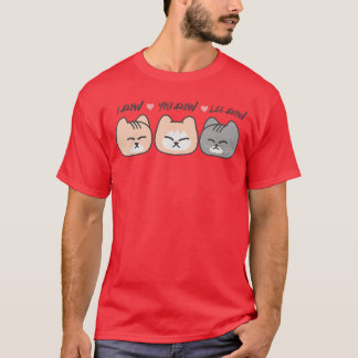Ik weet dat je Lee Know Grappige Woordspeling Kat T-shirt