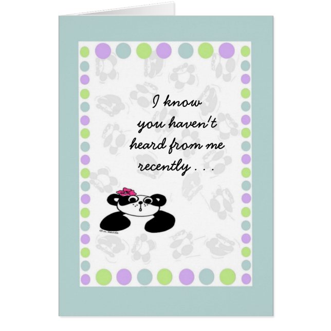 Ik weet dat je onlangs nog niets van me hebt gehoo (Voorkant)