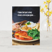 Ik weet dat je veel op je Bord hebt Kaart (Gele Bloem)