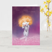 Ik weet dat je verdrietig bent kaart (Gele Bloem)