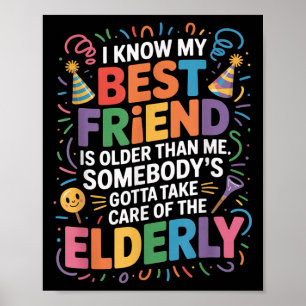 Ik weet dat mijn vriend ouder is dan ik, iemand mo poster