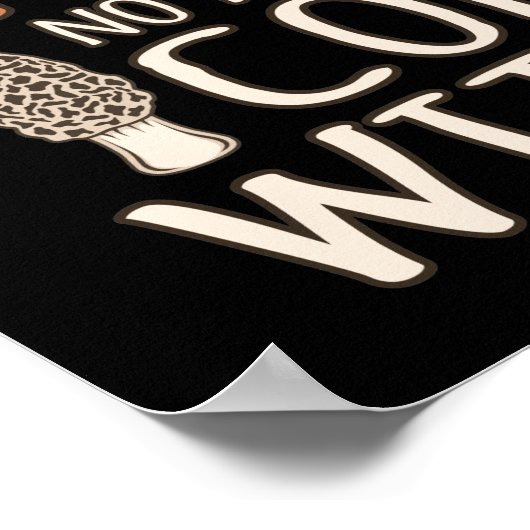 Ik weet dat Morels paddenstoel jager mycoloog G Poster (Hoek)