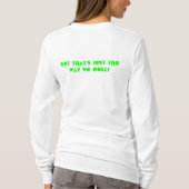 Ik weet dat we een beetje gek worden....... t-shirt (Achterkant)