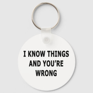 Ik Weet Dingen Sleutelhanger