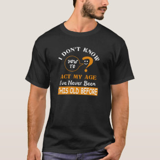 Ik weet geen shirt voor mannen, vrouwen. Grappig g
