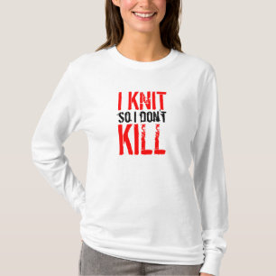 Ik weet het dus ik vermoord geen dames hody t-shirt