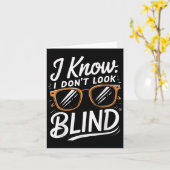 Ik weet het. Ik zie er niet blind uit Kaart (Gele Bloem)