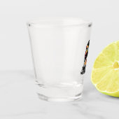 Ik weet het niet, ik werk hier gewoon Grappige sar Shot Glas (Links)