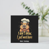 Ik weet het niet, ik werk hier gewoon op een leuke kaart (Staand voorkant)