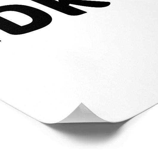 IK WEET HET NIET POSTER (Hoek)