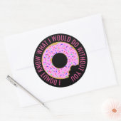 Ik weet het niet ronde sticker (Envelop)