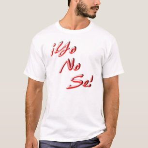 Ik weet het niet t-shirt
