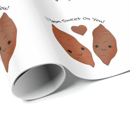 Ik weet het op je zoete aardappelen cadeaupapier (Rol Hoek)