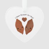 Ik weet het op je zoete aardappelen ornament (voorkant)