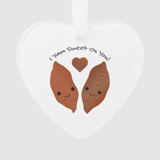 Ik weet het op je zoete aardappelen ornament (voorkant)