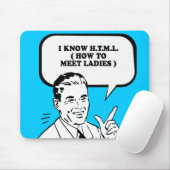 IK WEET HTML - HOE JE LADIES T-shirt MOET BIJEENKO Muismat (Met muis)