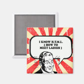 IK WEET HTML - HOE TE ONTMOETEN DAMES T-shirt Magneet (Voorkant / Achterkant)