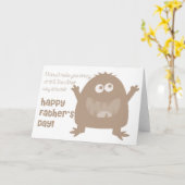 Ik weet ik u de Gekke Gelukkige Kaart van Vaderdag (Gele Bloem)