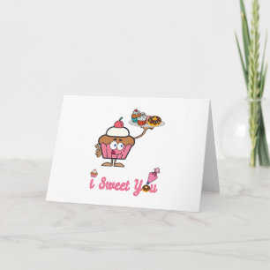 Ik weet je met een Cupcake Kaart