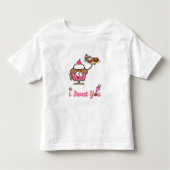 Ik weet je met een Cupcake Kinder Shirts (Voorkant)