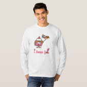 Ik weet je met een Cupcake T-shirt (Voorkant volledig)