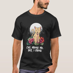 Ik weet kat mama kat papa humor kat grap t-shirt